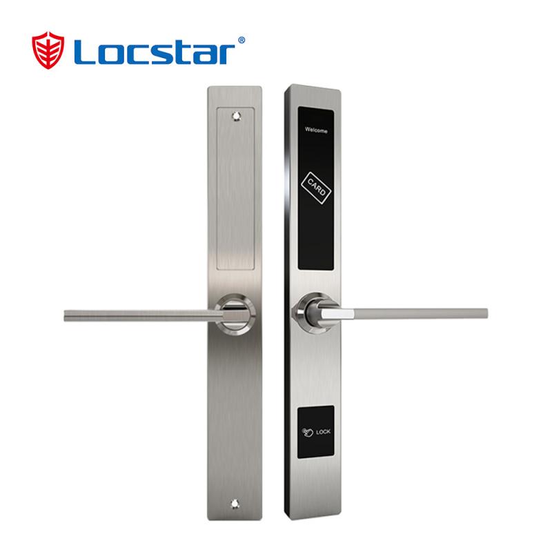 الفولاذ المقاوم للصدأ قفل الباب الأمن غير متصل الإلكترونية بطاقة مفتاح RF فندق ضئيلة نقر فندق rfid قفل